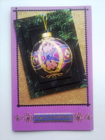 Purple Bauble by Selina Dittmann