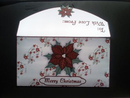 Poinsettia Money and Gift Voucher Wallet by Selina Dittmann