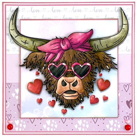 VALENTINE COW by Shannah Bartle