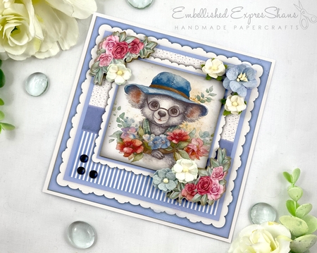 8x8 Mini Kit, Gorgeous Koala in the Flowers , Pyramid  by Shannah Bartle