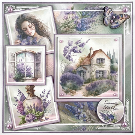 Lavender Dream Mini Page Kit by Shannah Bartle