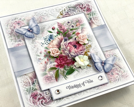 Bouquet and Butterflies No.4 by Shannah Bartle