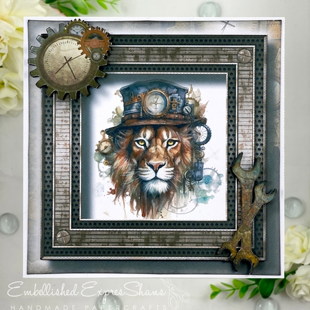 Steampunk Animals - Lion by Shannah Bartle