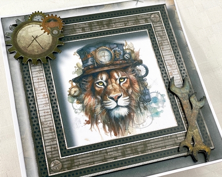 Steampunk Animals - Lion by Shannah Bartle