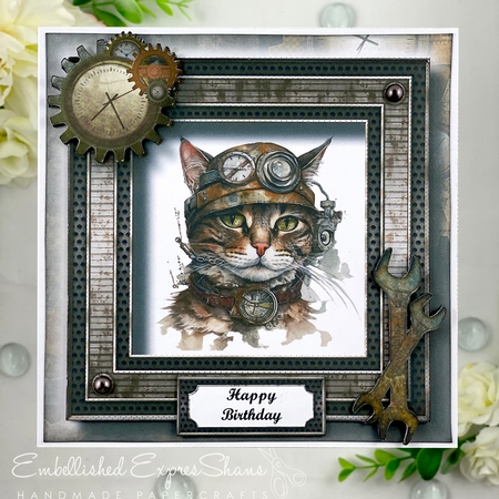 Steampunk Animals - Cat by Shannah Bartle