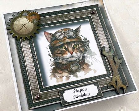 Steampunk Animals - Cat by Shannah Bartle