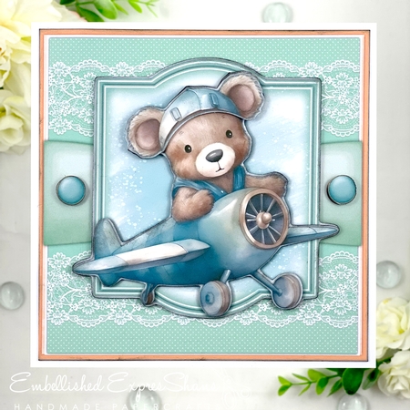 8x8 Mini Kit,  Teds Flying High by Shannah Bartle
