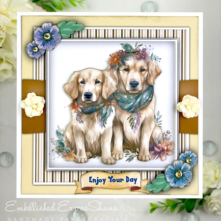 8x8 Mini Kit , Gorgeous Best Friends 1 , Pyramid by Shannah Bartle
