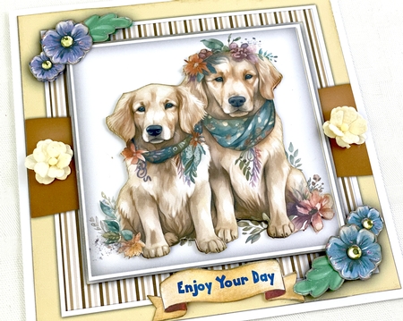 8x8 Mini Kit , Gorgeous Best Friends 1 , Pyramid by Shannah Bartle