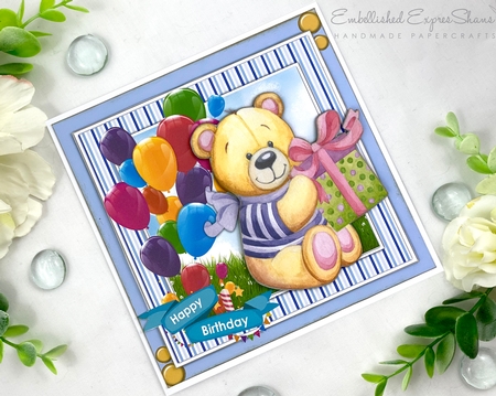8x8 Mini Kit, Bears Birthday Wishes by Shannah Bartle