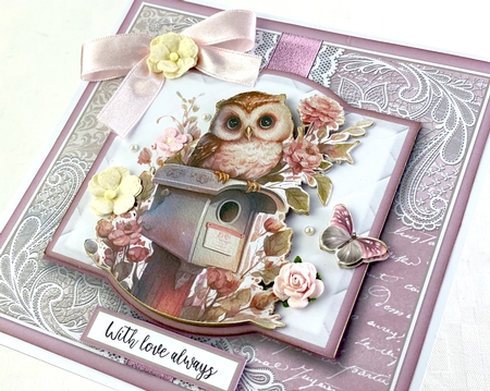 An Owl and her Books Complete 4 Topper kit  by Shannah Bartle