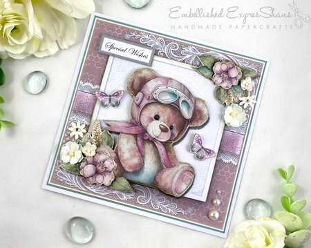 Birthday Bear Complete Mini Kit three  by Shannah Bartle