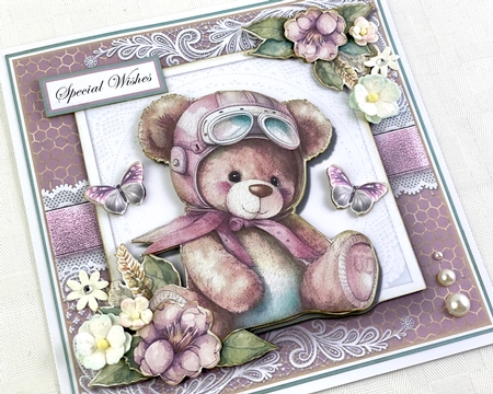 Birthday Bear Complete Mini Kit three  by Shannah Bartle