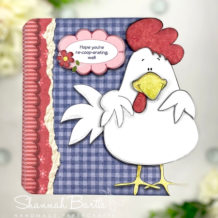 Chookie Greetings Shaped Fold Card Kit by Shannah Bartle