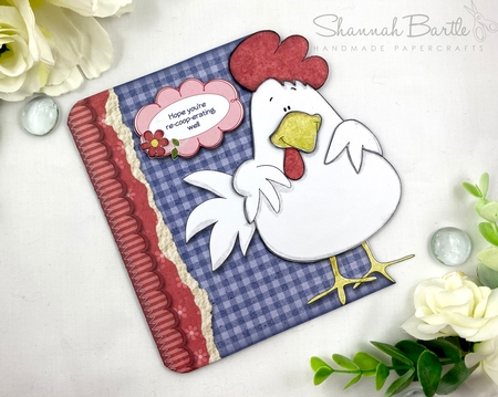 Chookie Greetings Shaped Fold Card Kit by Shannah Bartle