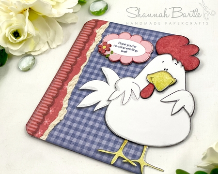 Chookie Greetings Shaped Fold Card Kit by Shannah Bartle