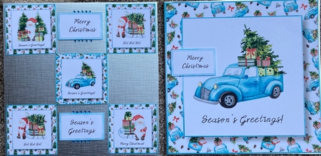 The Christmas Truck 2 8x8 by Sharon Brooks