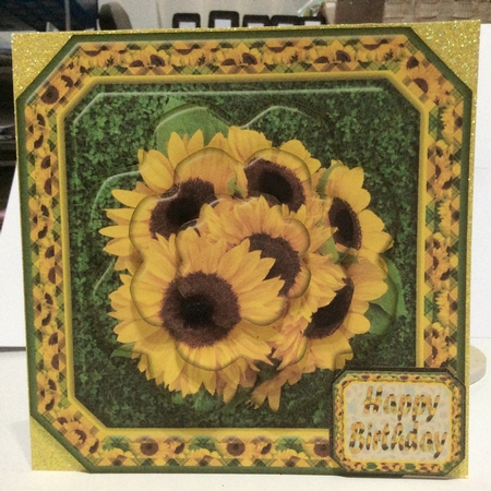JJ SUNFLOWER 6X6 PYRAMAGE by Sharon Brooks