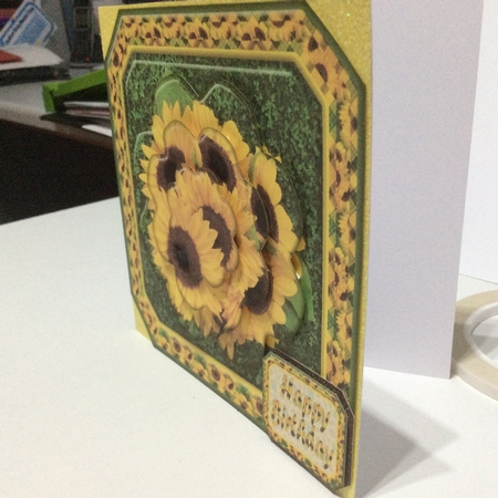 JJ SUNFLOWER 6X6 PYRAMAGE by Sharon Brooks