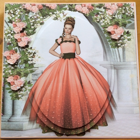 peach dress mini kit  by Sharon Brooks