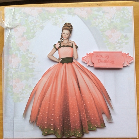 peach dress mini kit  by Sharon Brooks