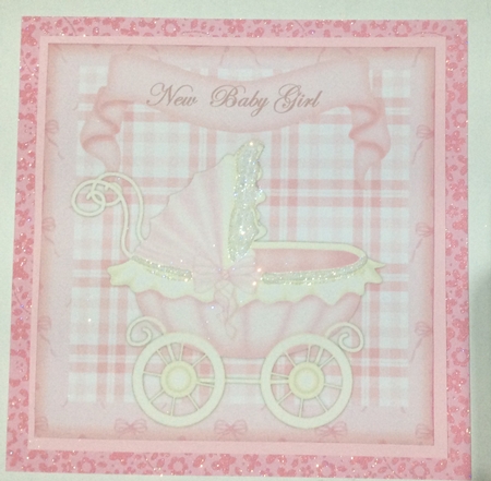 New baby Girl Topper by Sharon Brooks