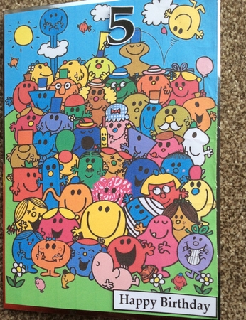 Mr Men and Little Miss 2 Quick Card by Sharon Brooks