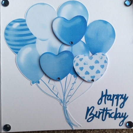 Spring Bunch of Balloons by Sharon Brooks