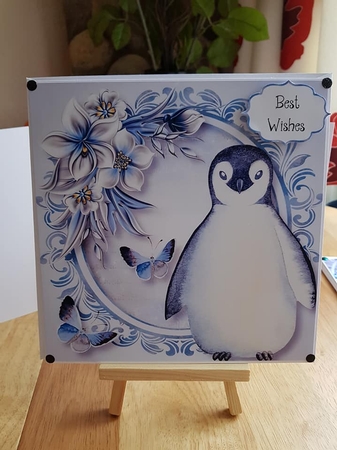 The Penguin - Watercolour Wonder 8x8 Featured Gallery Photo