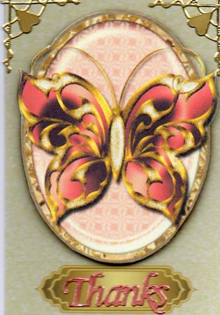 Stunning Butterflies Atc Card Toppers Set 2 by Sharon Evans