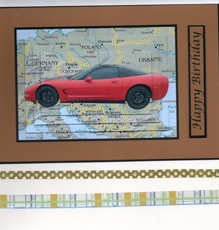 Chevrolet Corvette Quick Card by Sharon Evans