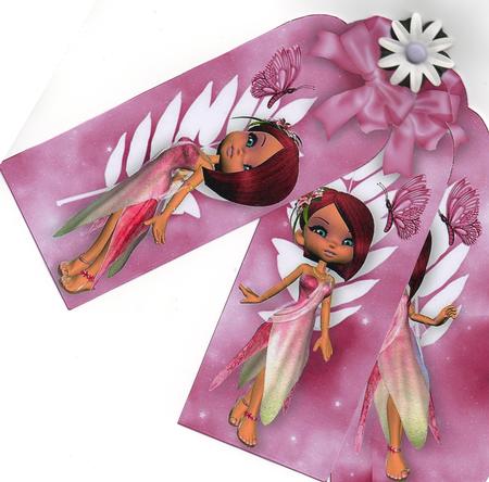 Pretty in Pink Four Pretty Fairy Bookmarks by Sharon Evans