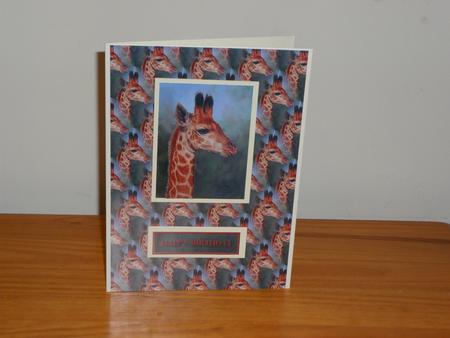 Giraffe Card Kit by Sharon Evans