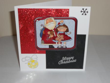 I Love Santa 1 Topper Sheet by Sharon Evans
