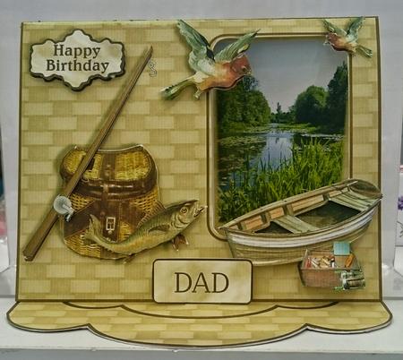 C-thru Easel 3D Card Kit - Fishing on the Riverbank by SHARON CHAMBERLIN