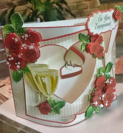 Beau Fronts 3D Card Kit - Engagement by SHARON CHAMBERLIN