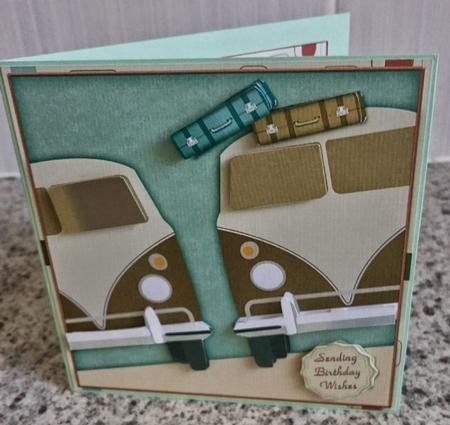 Retro Camper Vans by SHARON CHAMBERLIN