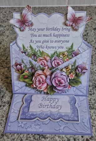 Floral Envelope Easel Kit Birthday or Mothers Day Featured Gallery Photo