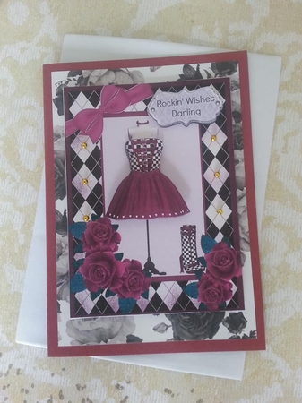 5x7 Punk Pretty - Red Dress Quick Card Featured Gallery Photo
