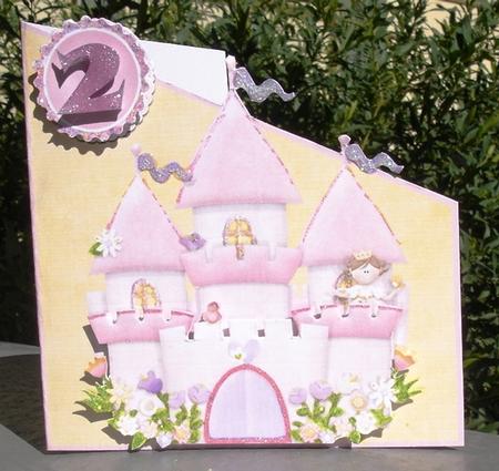Happy Birthday Princess Fairytale Dreams Castle by Sharon Dunn
