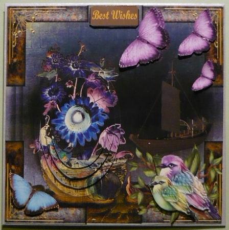 Just to Be Different Topper with Pyramid & Decouapge by Sharon Goodridge