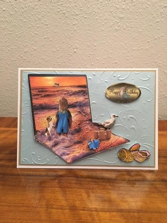 on the beach by Sharon Hinckley