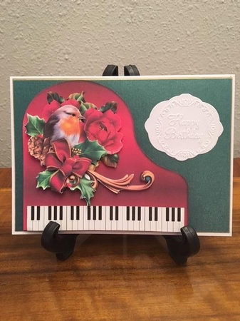 Baby Grand Piano - The Christmas Piano by Sharon Hinckley