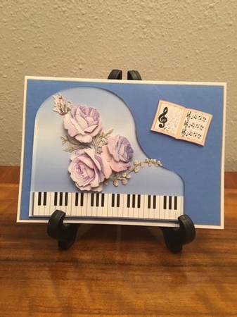Baby Grand Piano - The Porcelain Piano by Sharon Hinckley