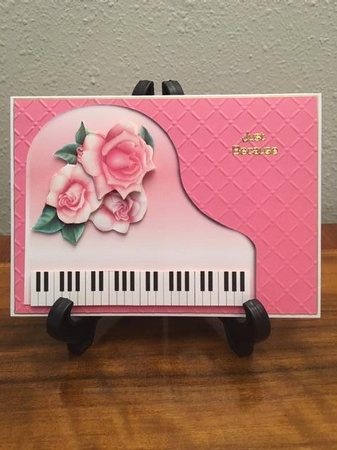 Baby Grand Piano - The Pastel Piano by Sharon Hinckley