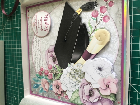 Graduation Day 7x7 Card Front & 5 Inserts by Sharon Neeves