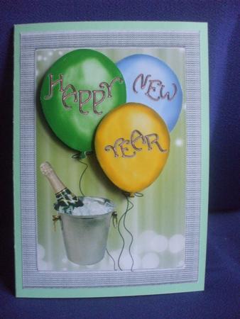 Sparkly Happy New Year by Sharon Scott