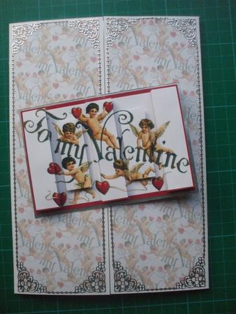 To My Valentine Cupid Valentine Stacker by Sharon Scott