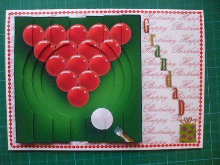 Snooker Circular Side Stacker by Sharon Scott