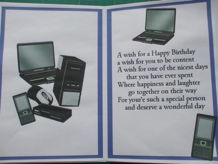 Computer Etc in Purple A5 Insert with Verse by Sharon Scott